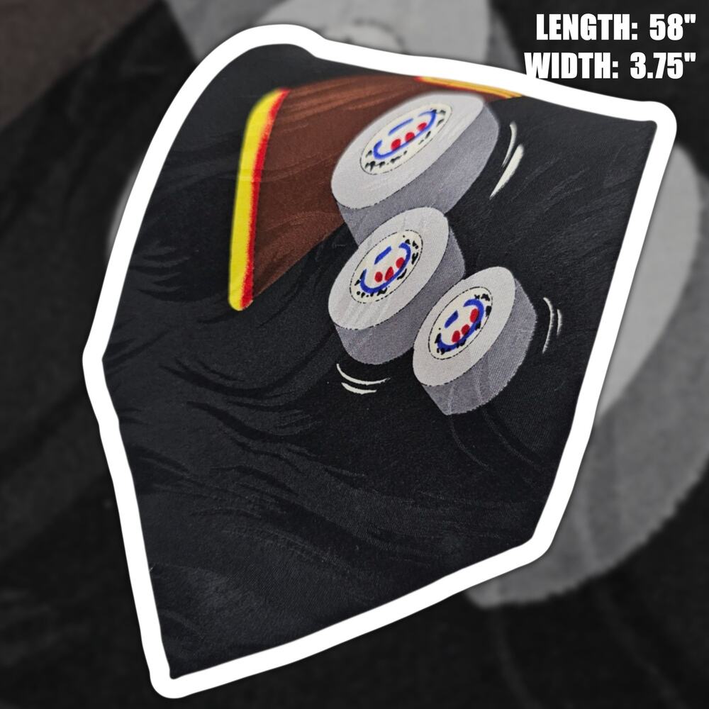 Keith Daniels Play Ball Series 1 Ice Hockey Silk Novelty Tie Black Sport 3 of 6